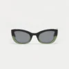 1802202299 Bern, Black Green sunglasses front view