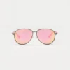 1802202343 Andria, Pink White sunglasses front view