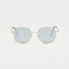 1802202348 Evora, Gold sunglasses front view