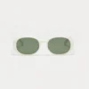 1802202522 Dorothea, White sunglasses front view